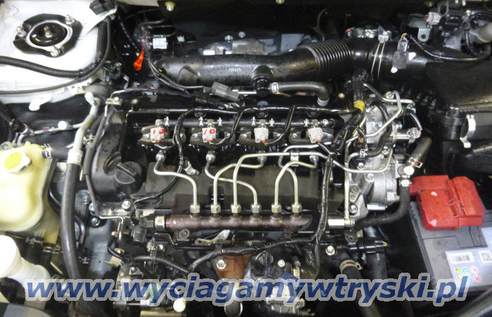 Wyciganie wtryskiwaczy z Peugeota 4008 /
                Mitsubushi ASX z silnkiem 1.8