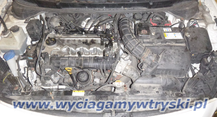 Wyciganie wtrysku z Hyundai
                i30 z silnikiem 1.4